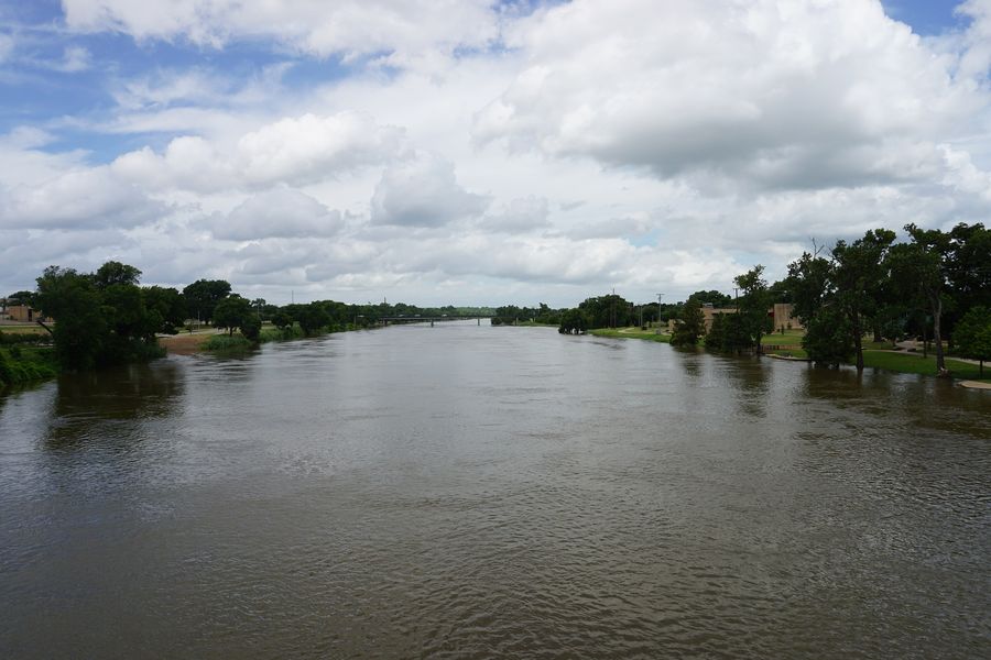 The Brazos River at Waco.