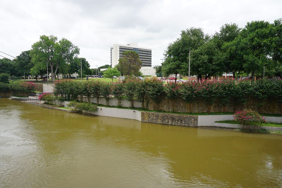 The Brazos River at Waco.